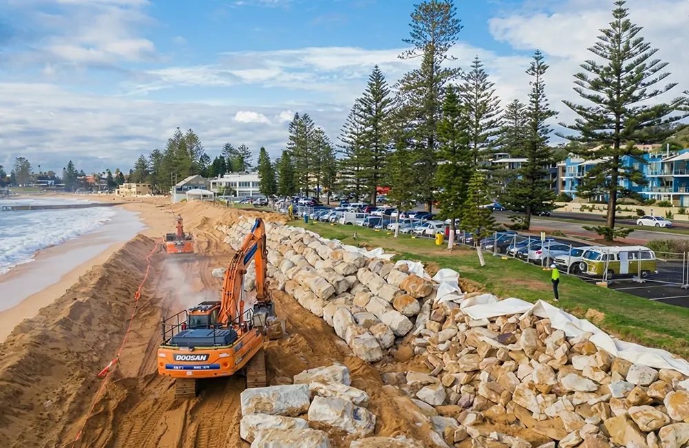 Costal Masonry Work being Done in Westport geotagged