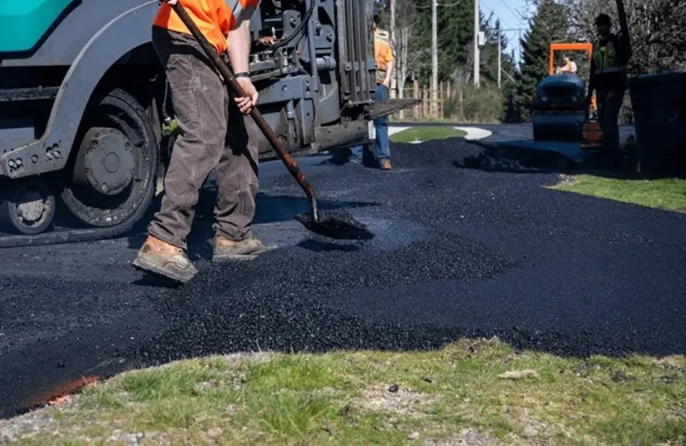 Custom Paving Work being done in New Canaan geotagged
