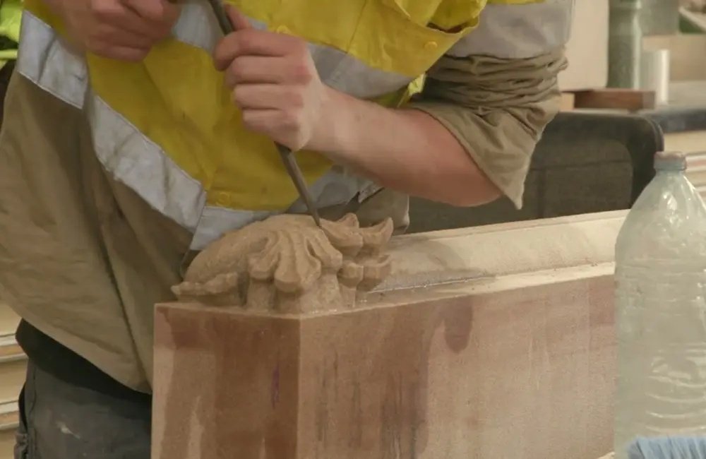 Heritage Stonework being done in Darien geotagged