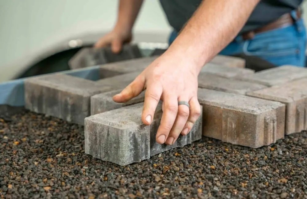 Permeable Masonry Work being done in New Canaan geotagged