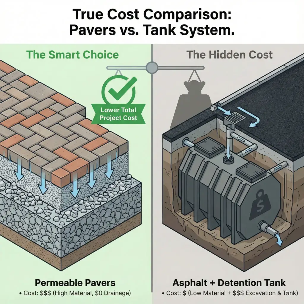 Asset 3 Cost Scale Pavers vs. Tank System