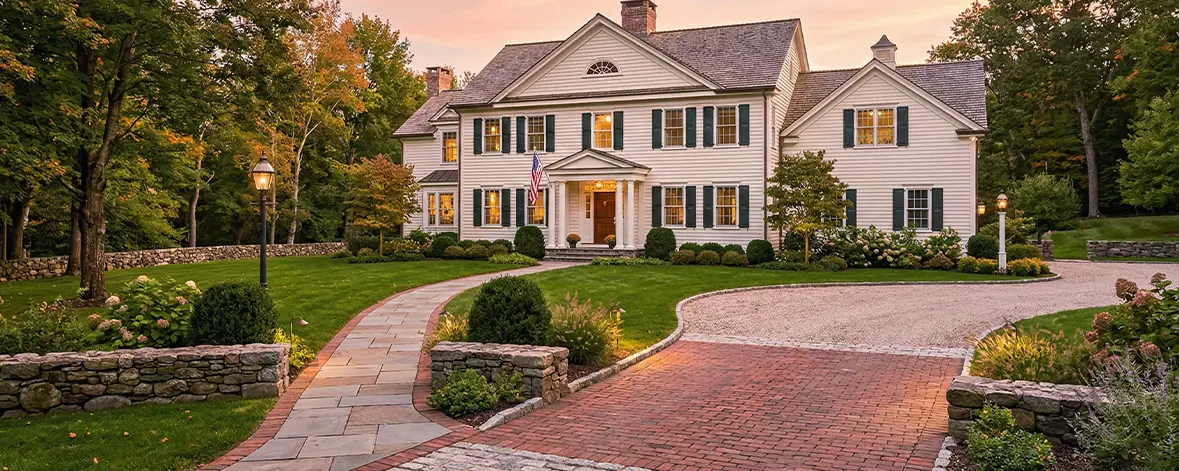 The Fairfield County Curb Appeal Guide Matching Hardscapes to Historic Architecture