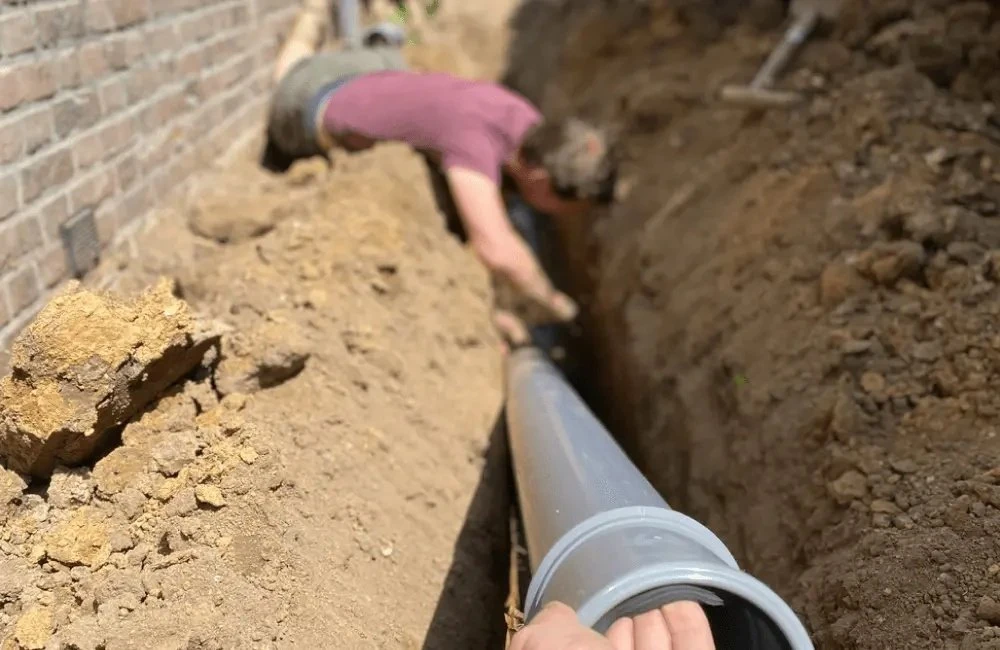 Drainage Solutions being Provided to Clay Soil Areas of Wilton geotagged