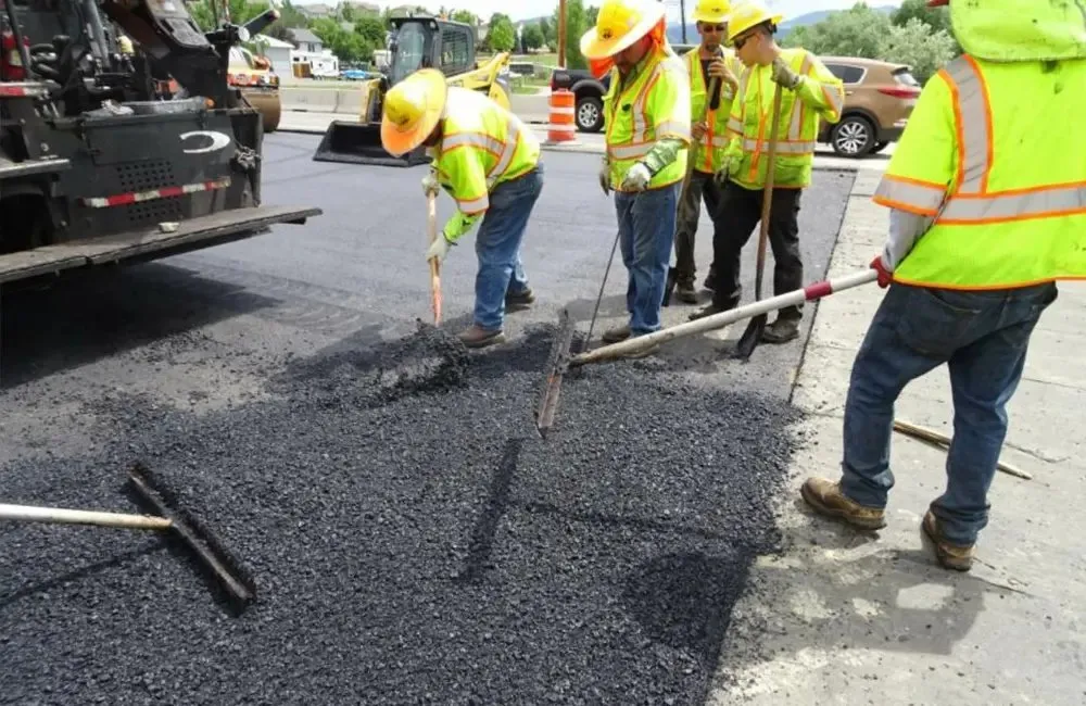Paving Work being done in Coastal Areas of Greenwich geotagged