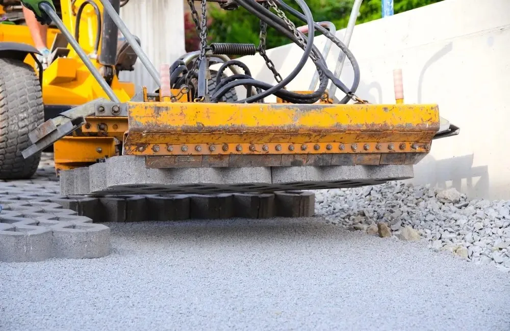 Permeable System being Installed in Village sides of Greenwich geotagged